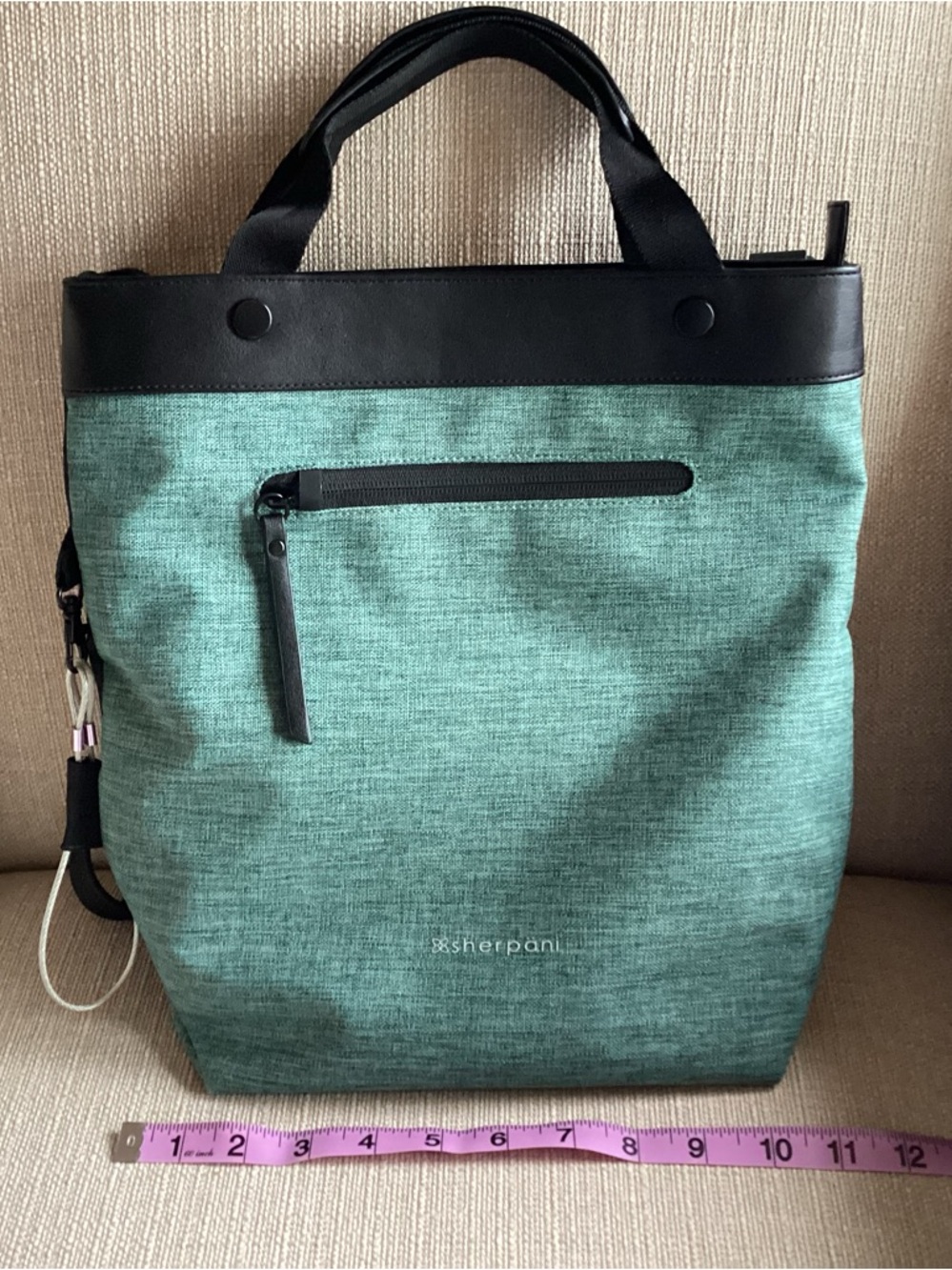 Sherpani Geo AT, Anti-theft Crossbody Bag Teal and Black